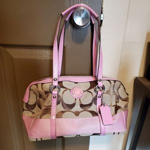Coach logo purse